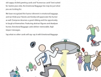 Emotional Baggage trade show brochure
