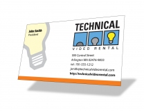 Technical Video Rental business card